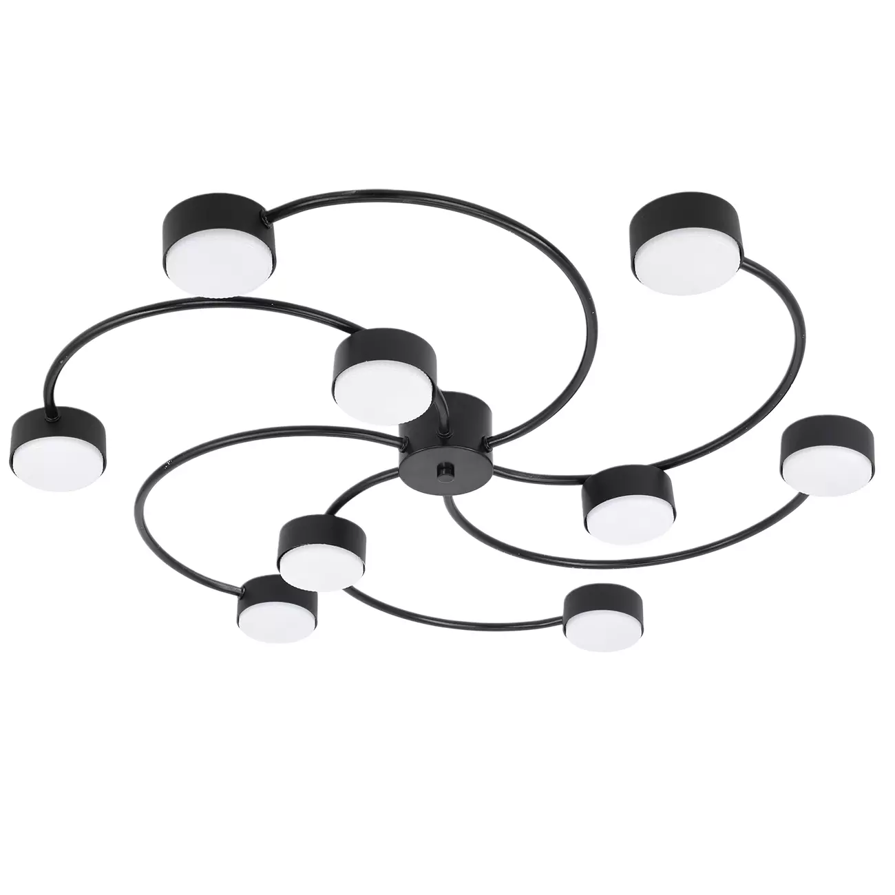 Люстра потолочная 9хGX53 черный Escada 1180/9P