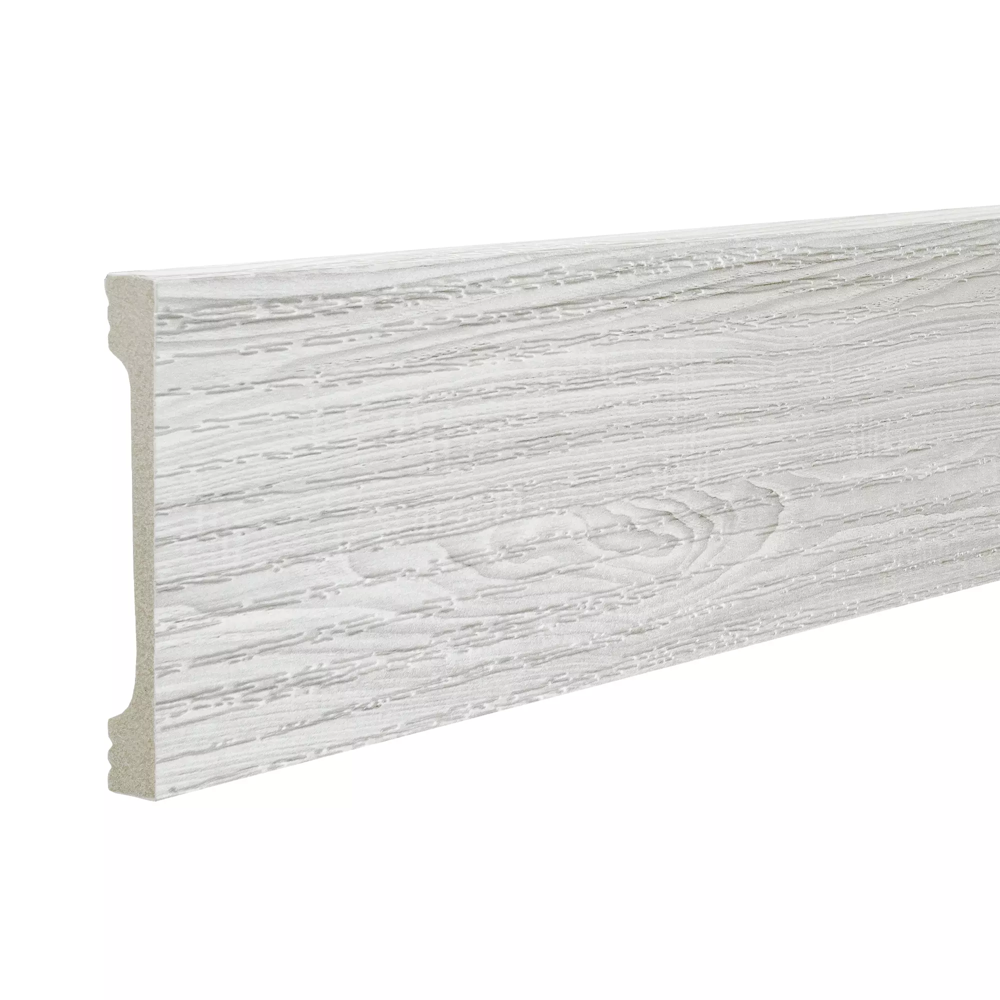 Плинтус напольный Grace PS WOOD MK 80L.07 2000х80х11 мм Дуб Дымчатый Белёный