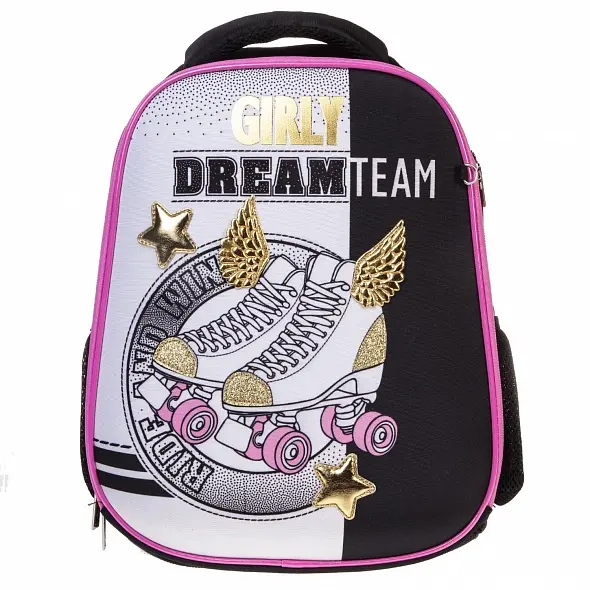 Ранец школьный Hatber ERGONOMIC light-Команда мечты- 38Х29Х15см EVA свет.2 отд 2 карм и 1потайн