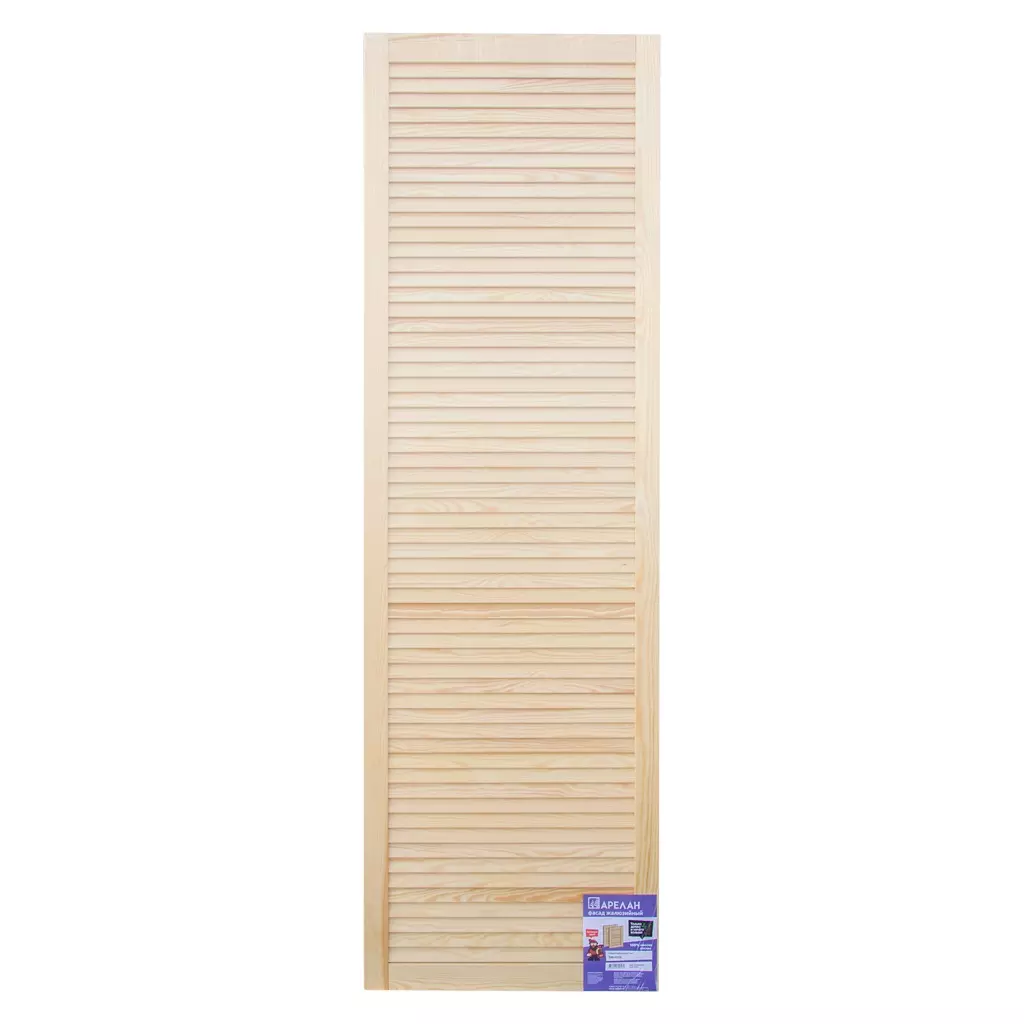 Дверь жалюзийная 596х1916х18 мм хвоя