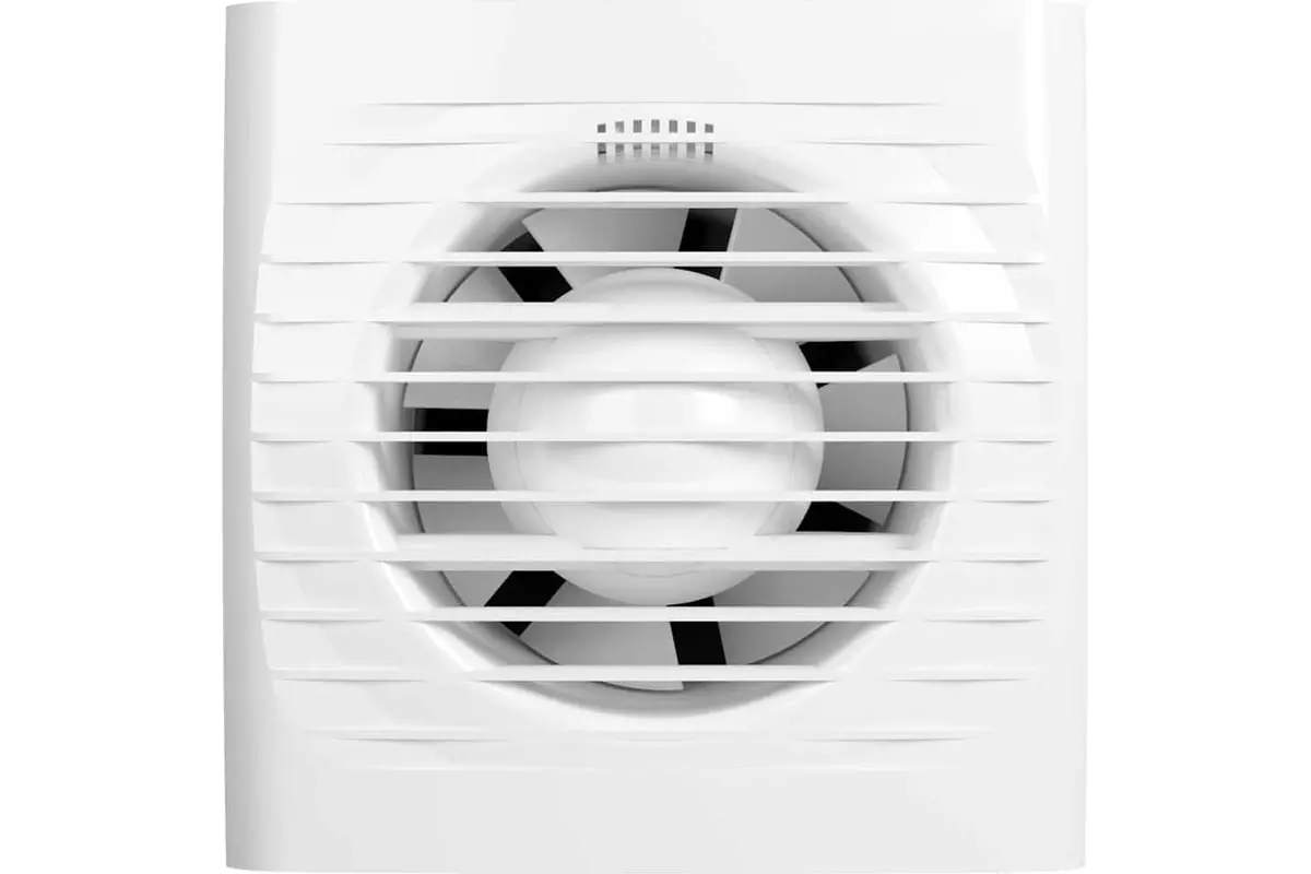 Вентилятор вытяжной накладной D-100 AURAMAX OPTIMA 4C обратный клапан белый