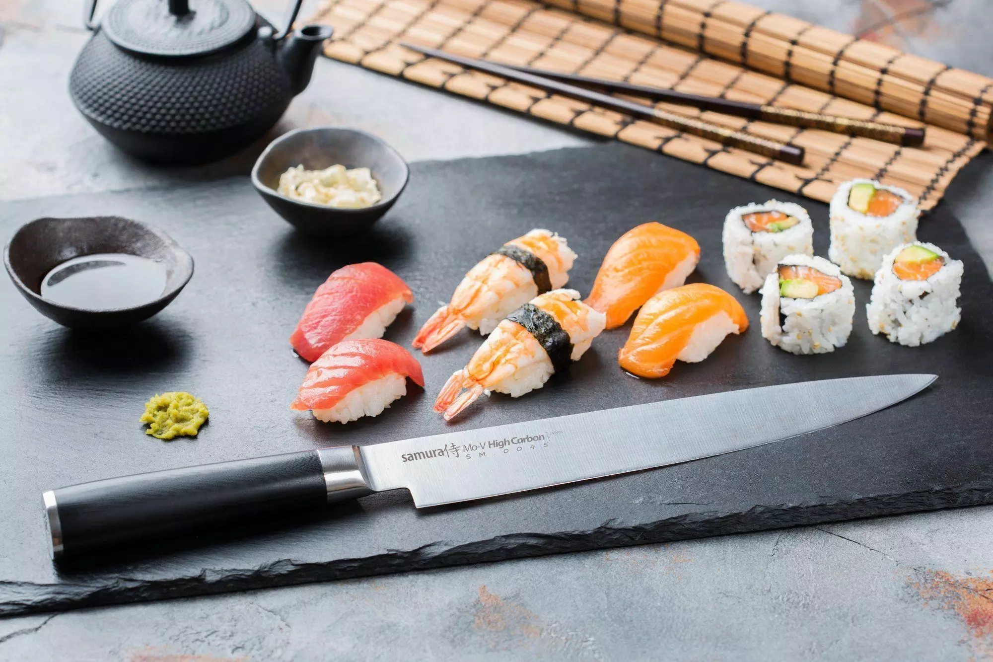 Нож для нарезки 23 см, &quot;Samura Mo-V&quot;, G-10,  SM-0045/K