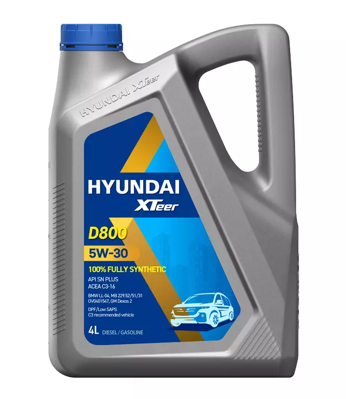 Моторное масло 5w30 HYUNDAI XTeer D800 4 л. 1041222