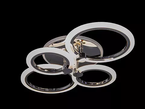 Люстра светодиодная 70Вт хром RGB Галактика К007709 10410025