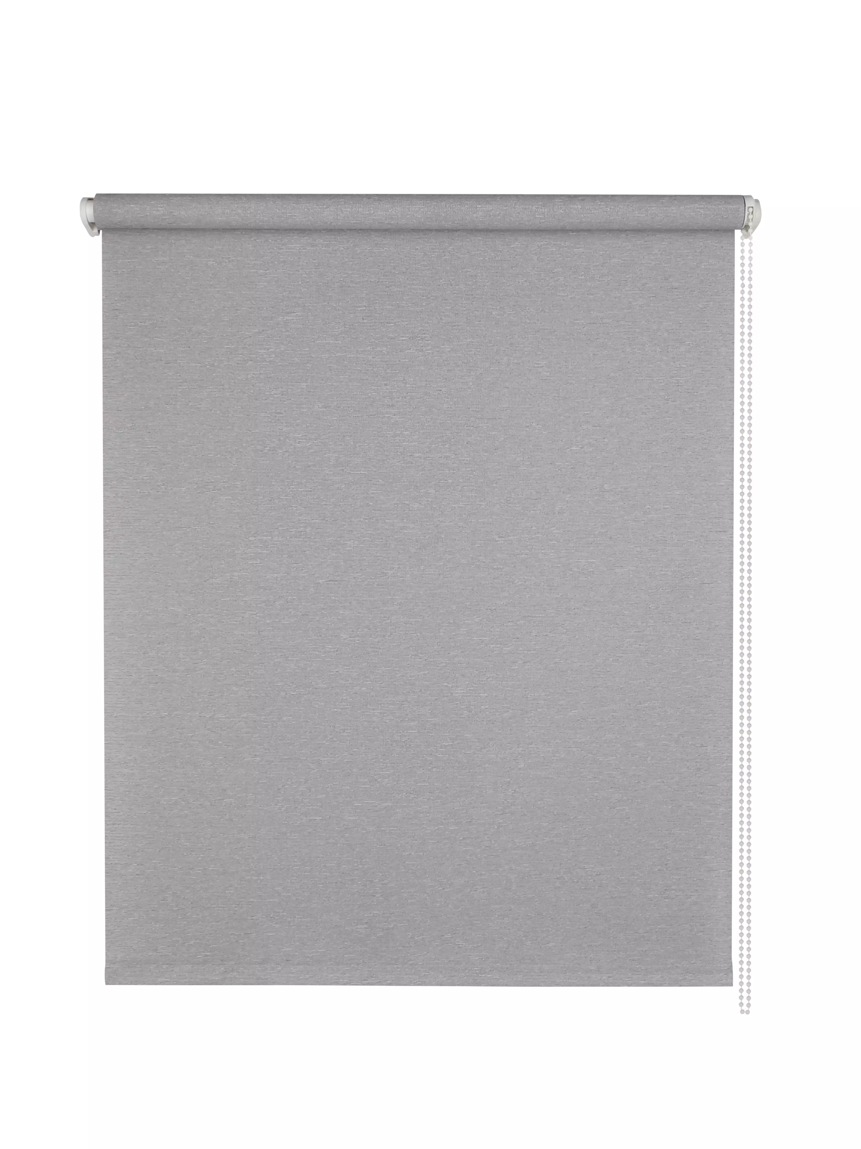 Рулонная штора вельвет 220 (216)*180 см светло-серый Магеллан