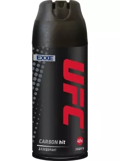 Дезодорант EXXE UFC Carbon hit защита 48ч 150мл