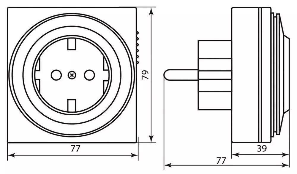 Розетка с таймером (суточная) 3500W/16A 230V, TM32 FERON 61923