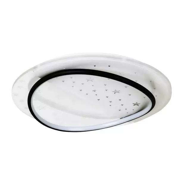 Светильник светодиодный LED4U 1036-480L BK LED 75Вт 3000-6500К пульт