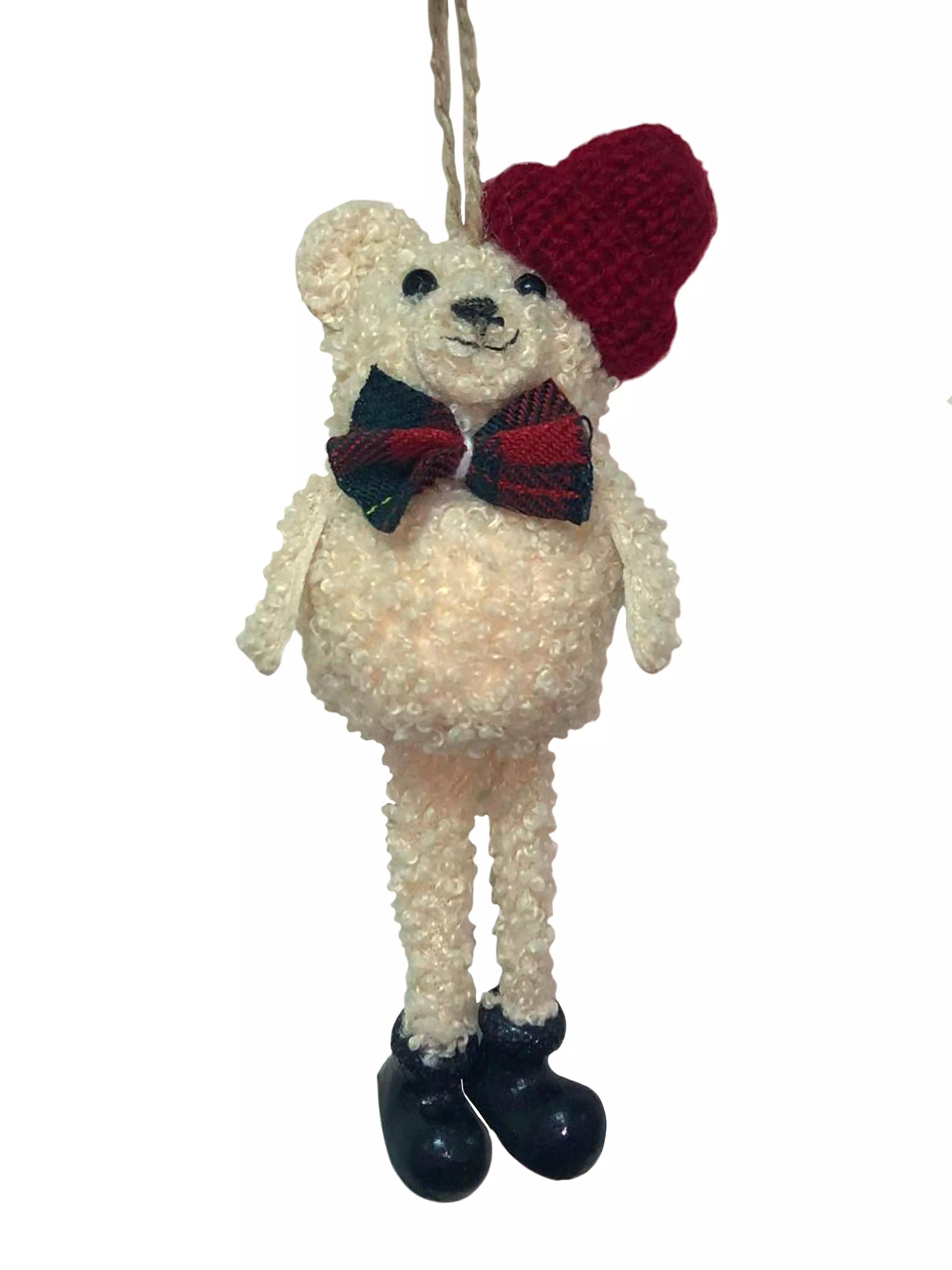 Новогоднее подвесное украшение (полиэстер, полирезина) / 7x5x16,5см 95273