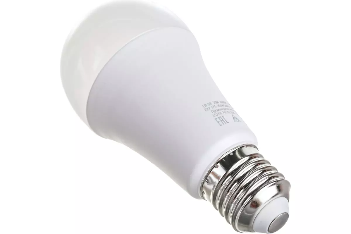 Светодиодная лампа Е27 220В 20Вт 4000К груша нейтральный свет FERON 25788