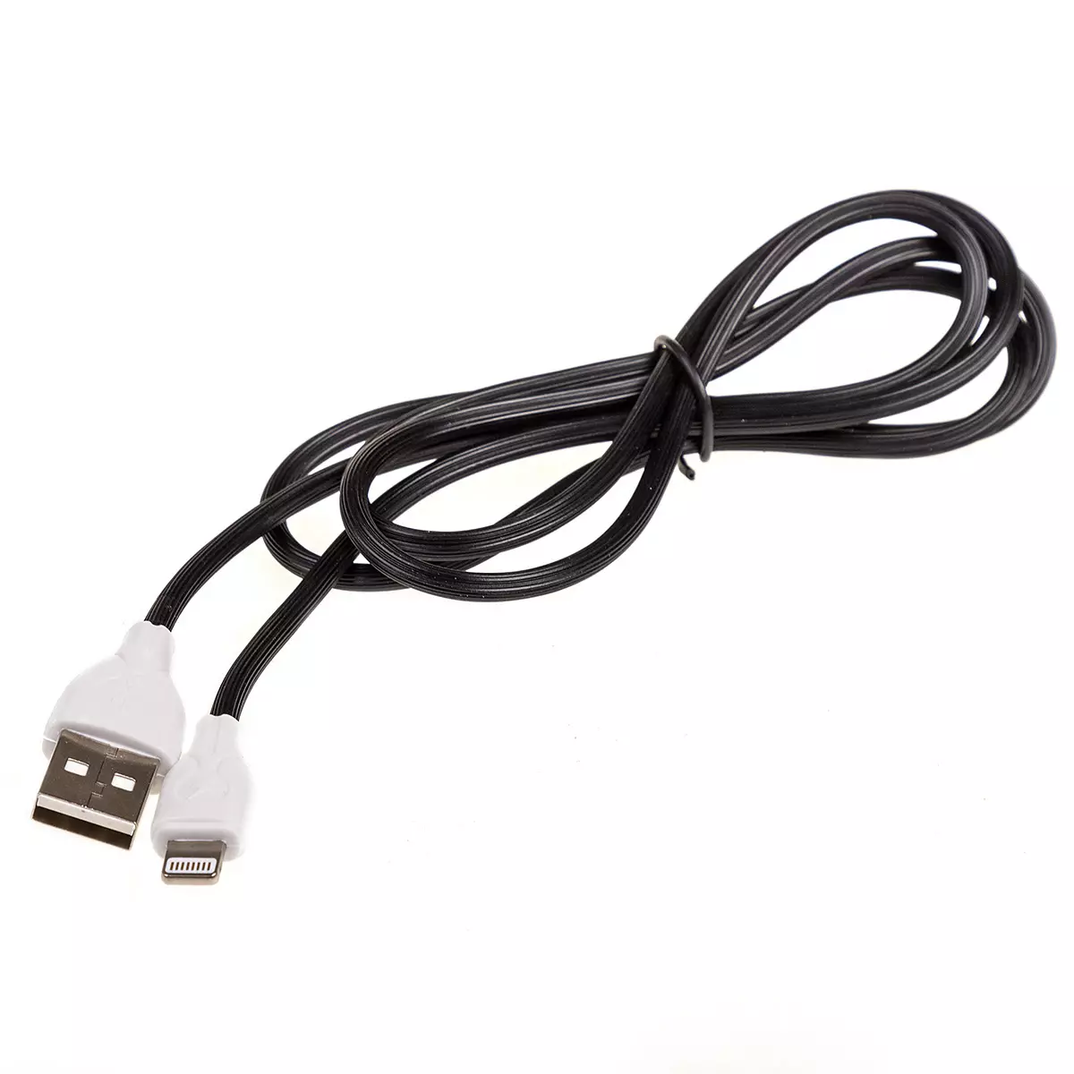 Кабель SKYWAY S09601001 USB - Lightning 3.0А 1м черный