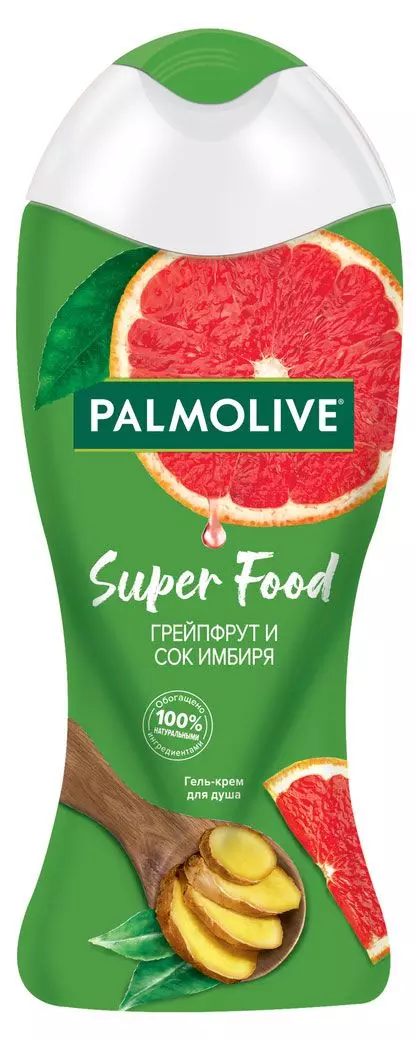 Гель-Крем для душа Palmolive Super Food Грейпфрут и Сок Имбиря 250мл