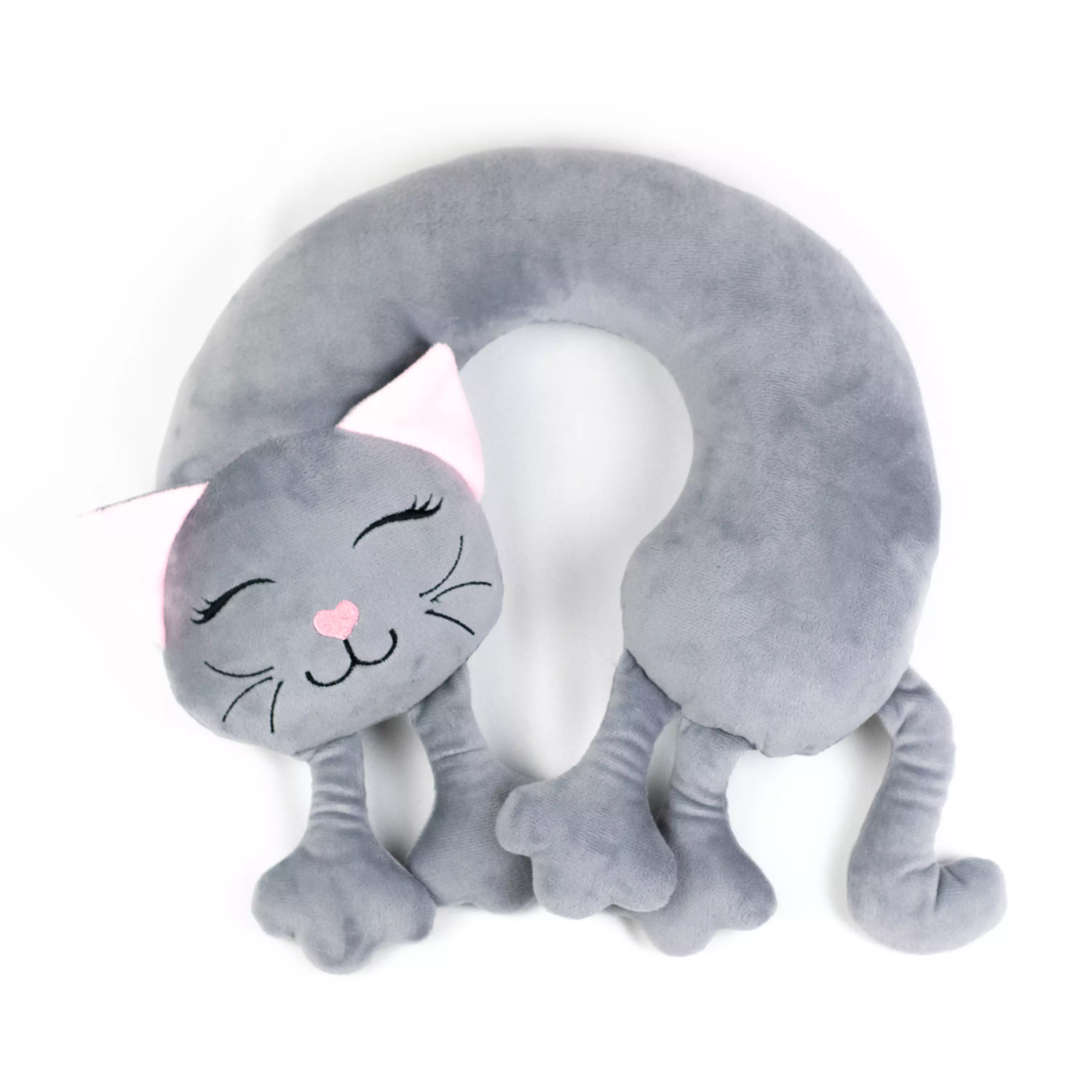 Мягкая игрушка Фикси Тойси Игрушка-подушка (наплечник) серый В25