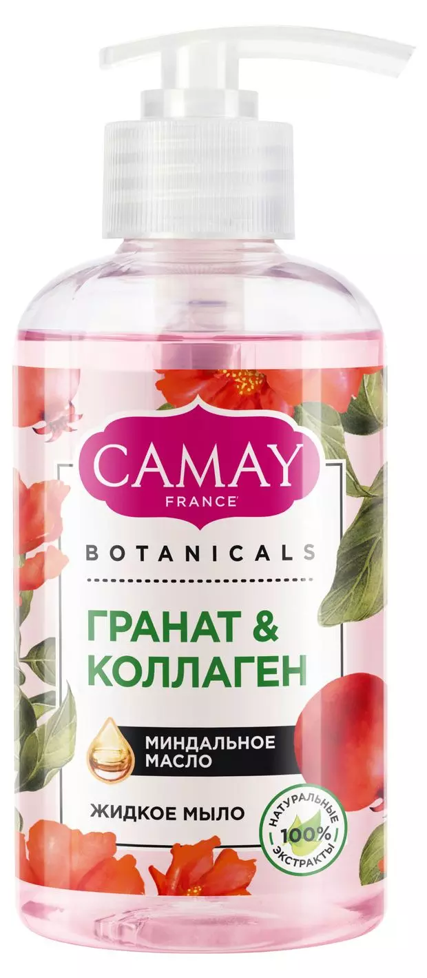 Мыло жидкое Camay Botanicals Цветы Граната 280мл