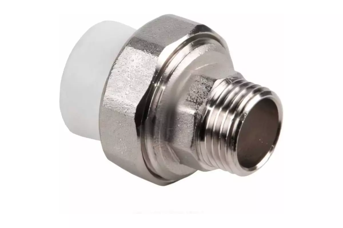 Муфта полипропиленовая раструбная разъемная 32х1" НР, RTP 10646