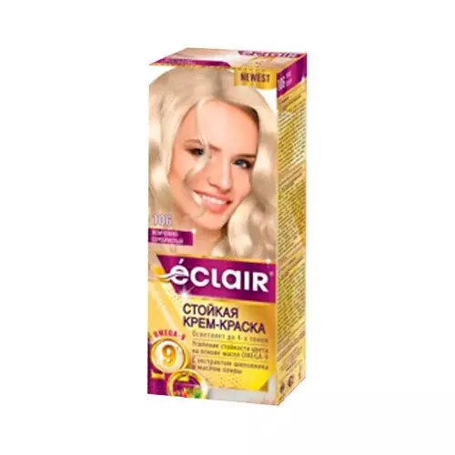 Краска для волос ЕCLAIR с маслом OMEGA 9 10.6 Жемчужно-серебристый