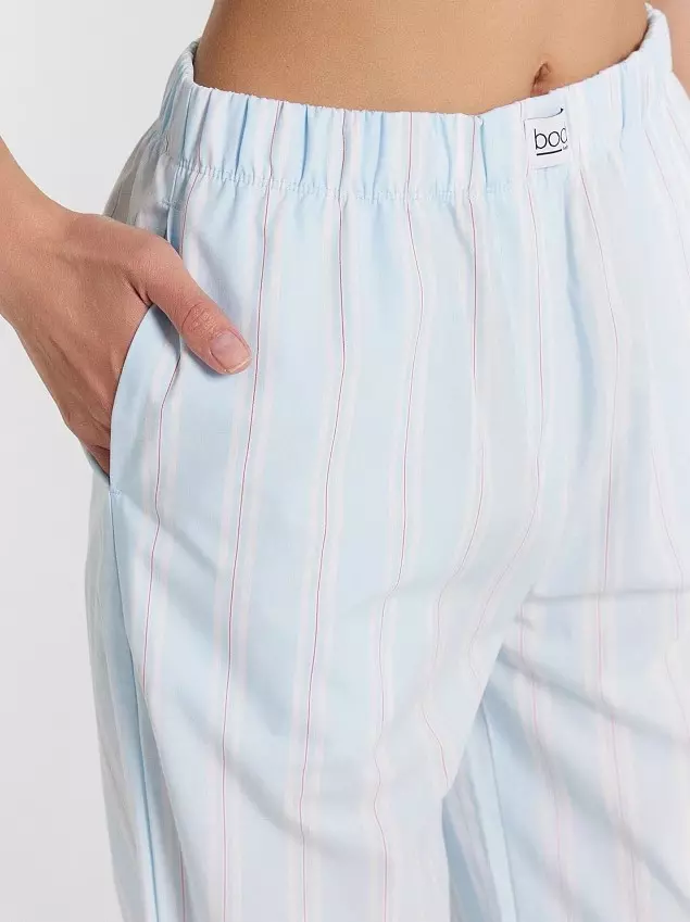 Домашние штаны женские Mark Formelle 532524 полоска на кристалле, р-р 170-106 (50 / XL)