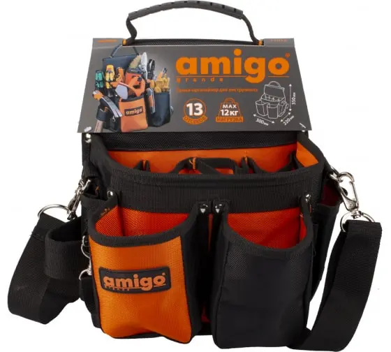 Сумка для инструментов AMIGO 13 отсеков 71015