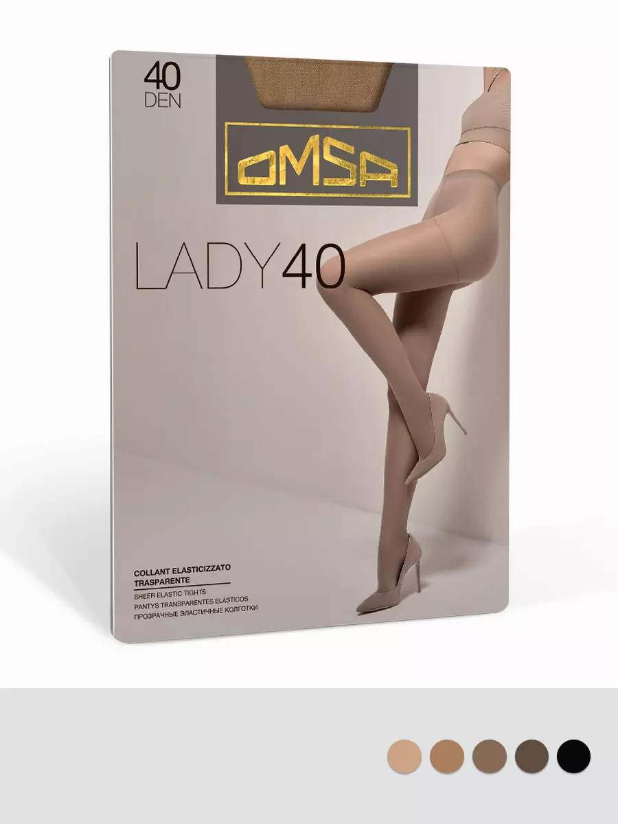 Колготки Omsa Lady 40 Nero 6 (XXL)