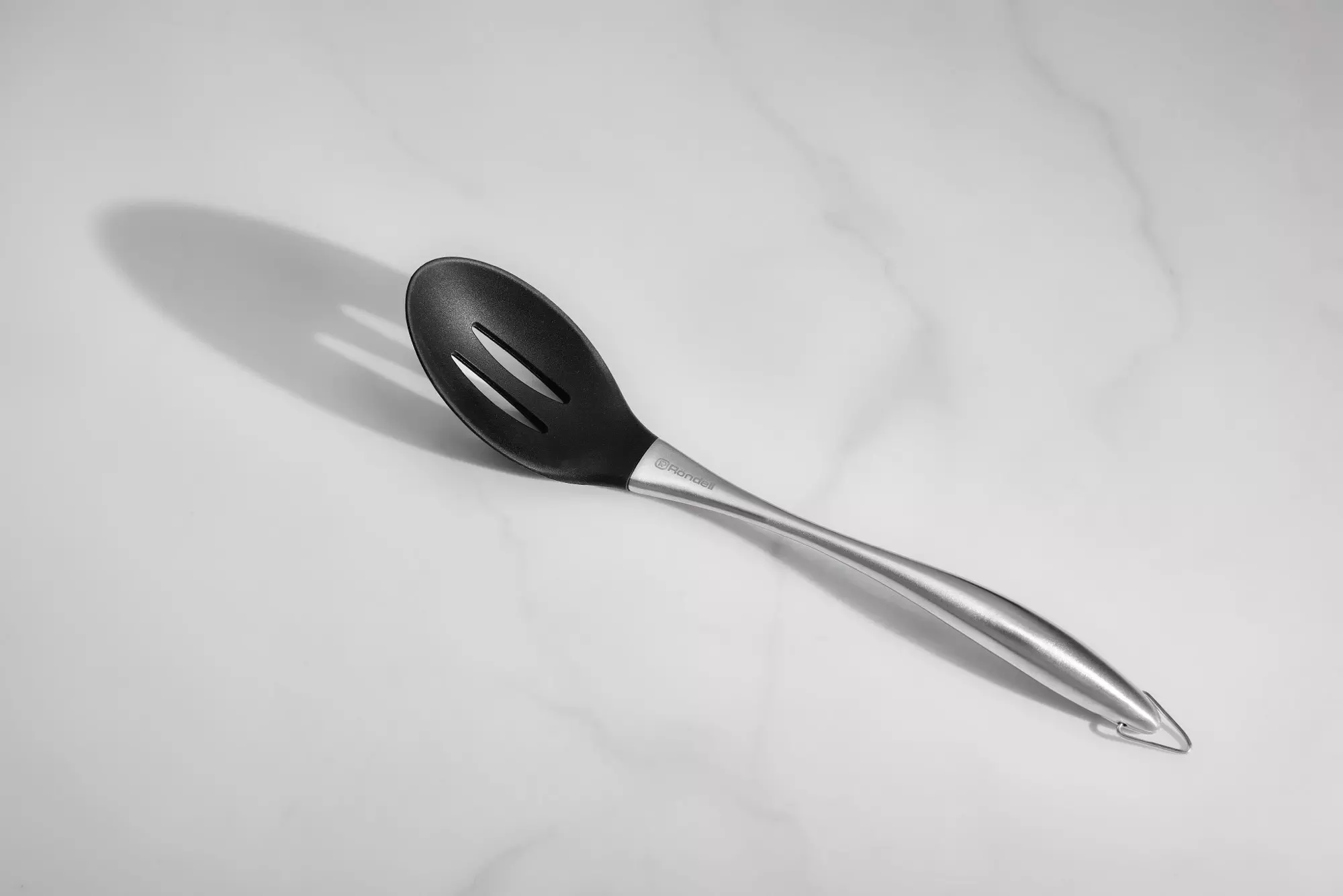 Ложка поворская силикон, ручка нержавеющая сталь, Schick Rondel, RD-637