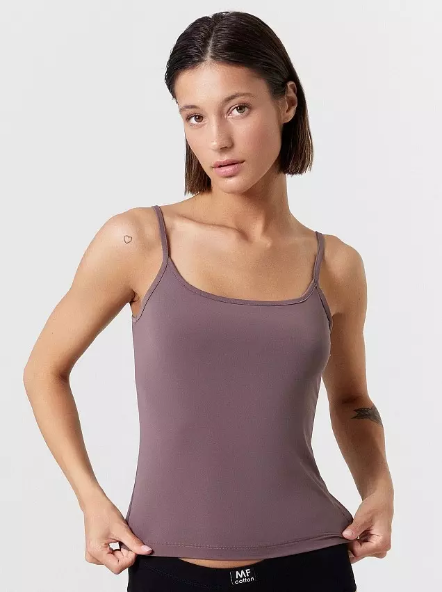 Майка топ женский Mark Formelle 422535 тауп, р-р 164/170-104-110 (52 / XXL)