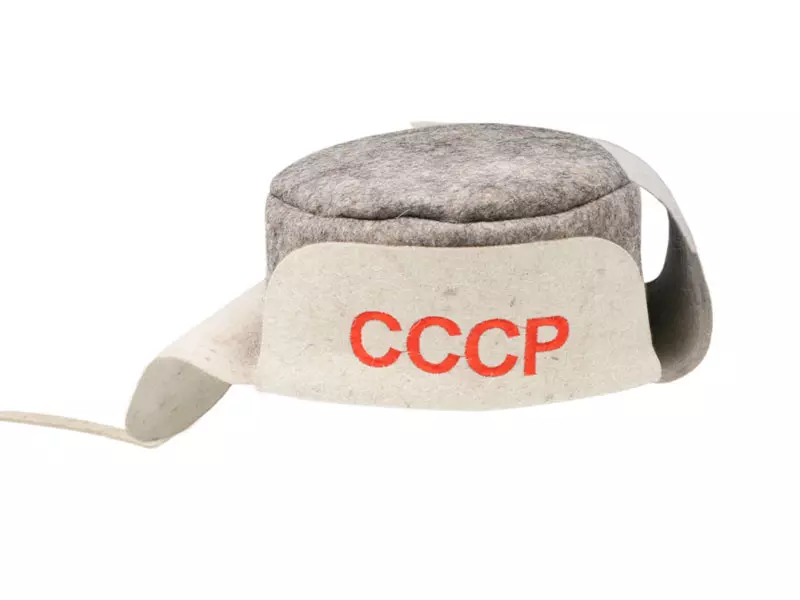 Шляпа для сауны Ушанка СССР