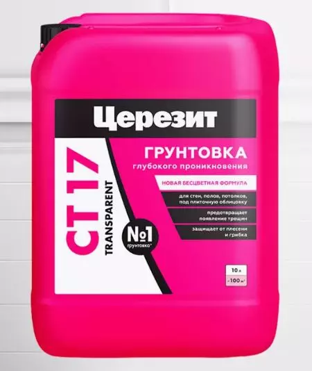 Грунтовка глубокого проникновения Церезит CT 17 Transparent 10 л