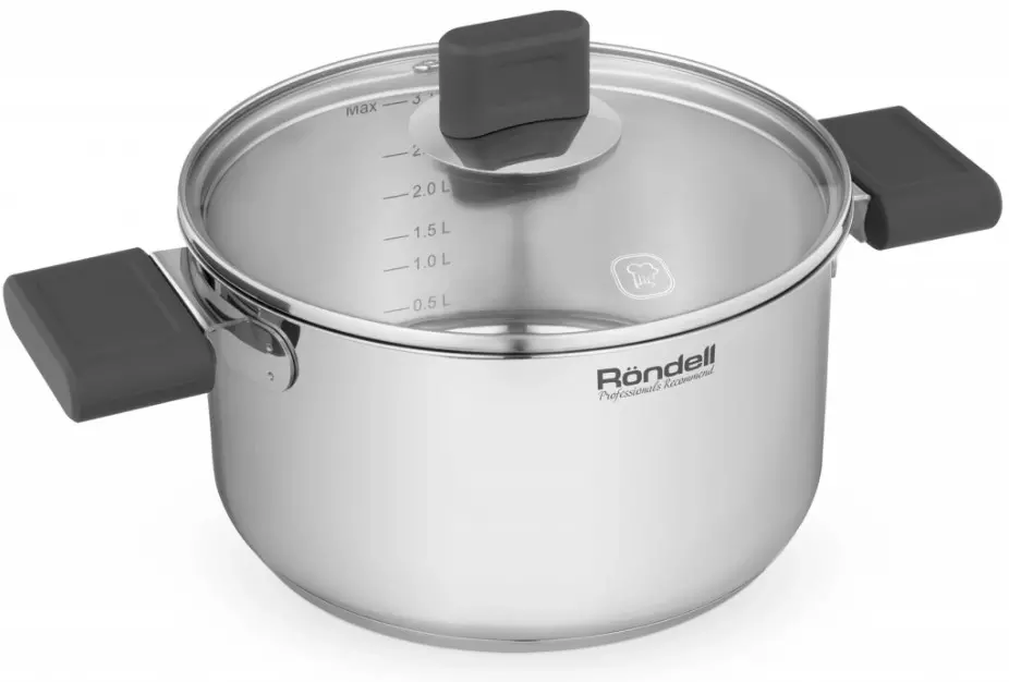 Кастрюля 3,1 л Rondell Quadro RDS-1596
