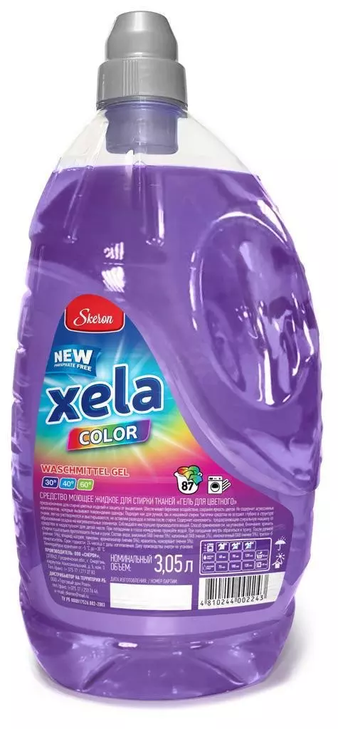 Гель для стирки XELA для цветного белья 3,05 л