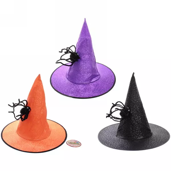 Шляпа карнавальная Злой паук микс 776-435