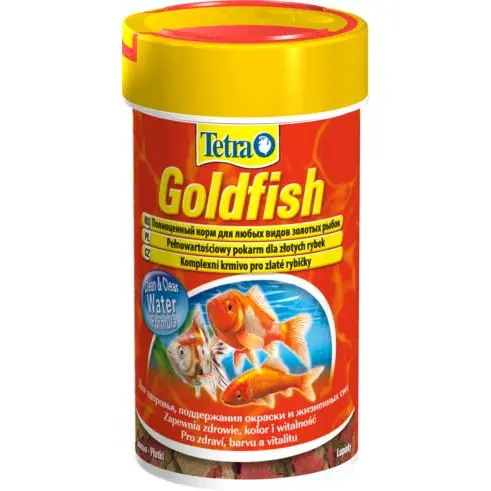 Корм в хлопьях для золотых рыбок 100 мл TetraGoldfish Food