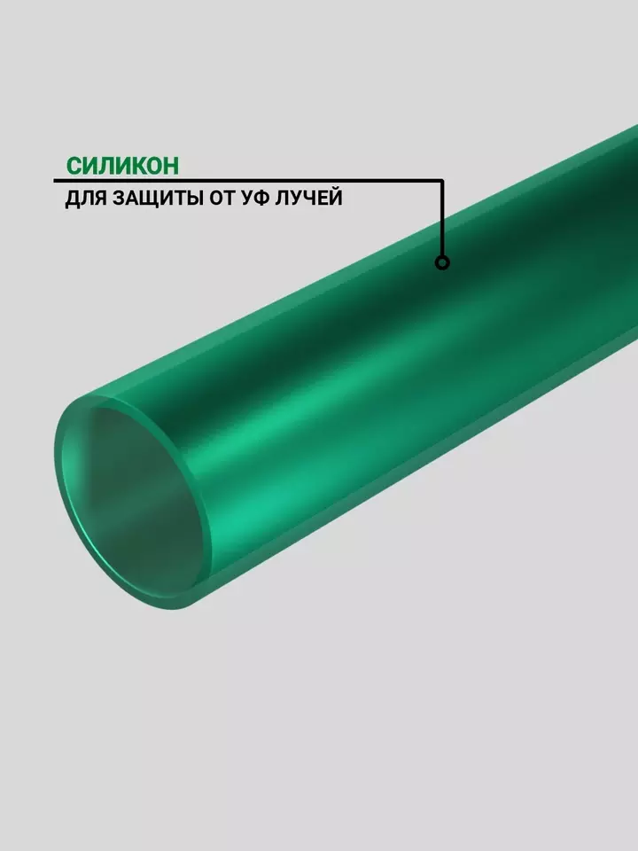 Шланг поливочный силиконовый 3/4" 20 м однослойный, зелёный, 2-5 бар, "В приДАЧУ" 1201581