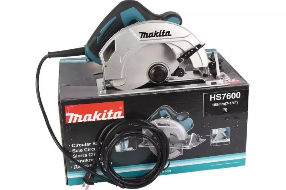 Циркулярная дисковая пила проф Makita HS7600 1200Вт 185мм