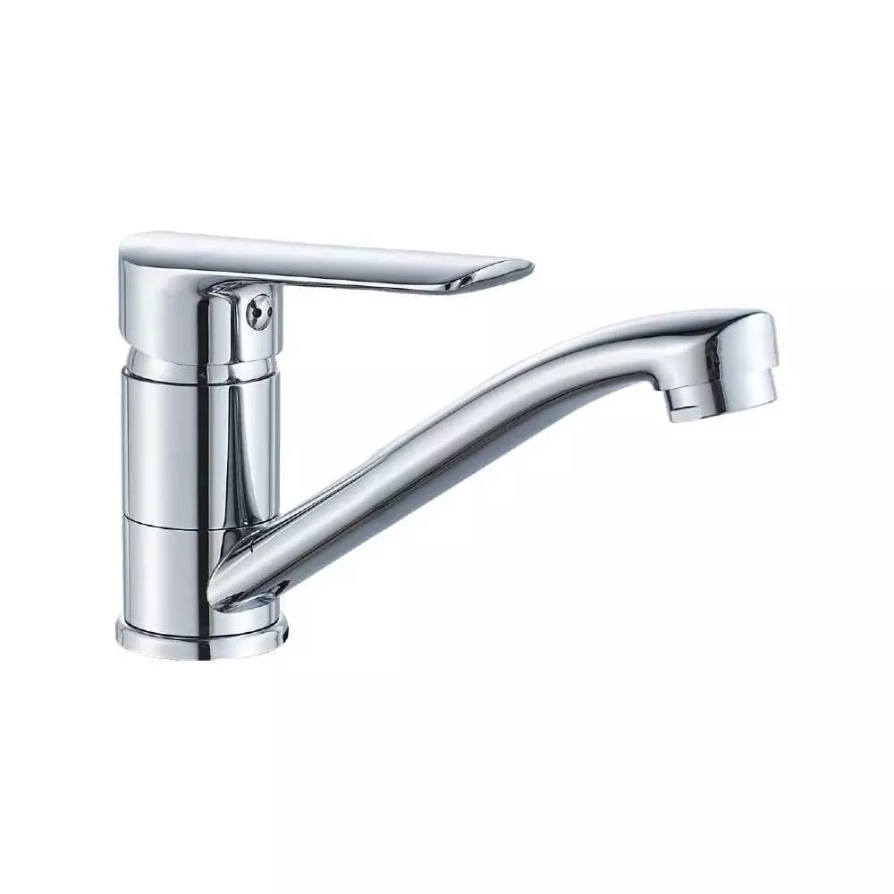 Смеситель для кухни, короткий излив, хром, ESKO Lagos LG 15, экосплав