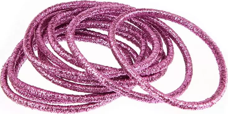 Набор резинок 10 шт, фиолетовый AS 1134