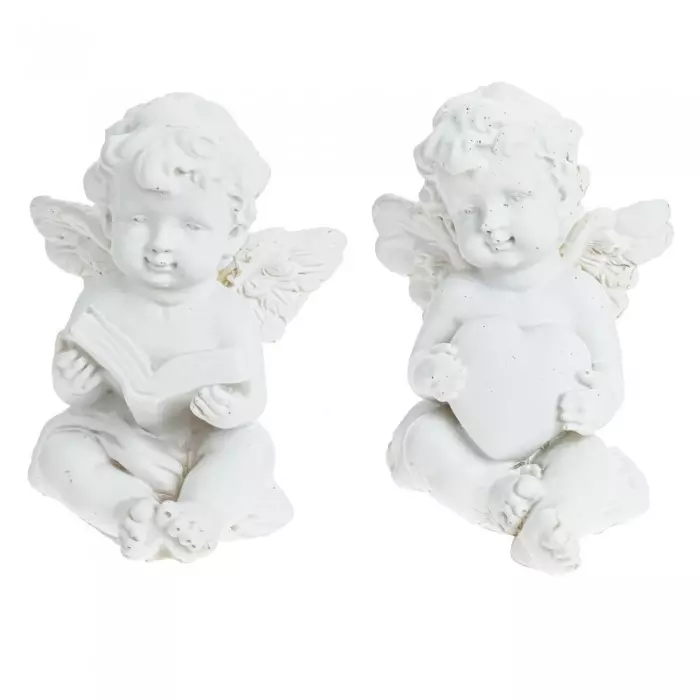 Фигурка декоративная Ангел, L5,5 W6 H7,5 см, 2в. 799010