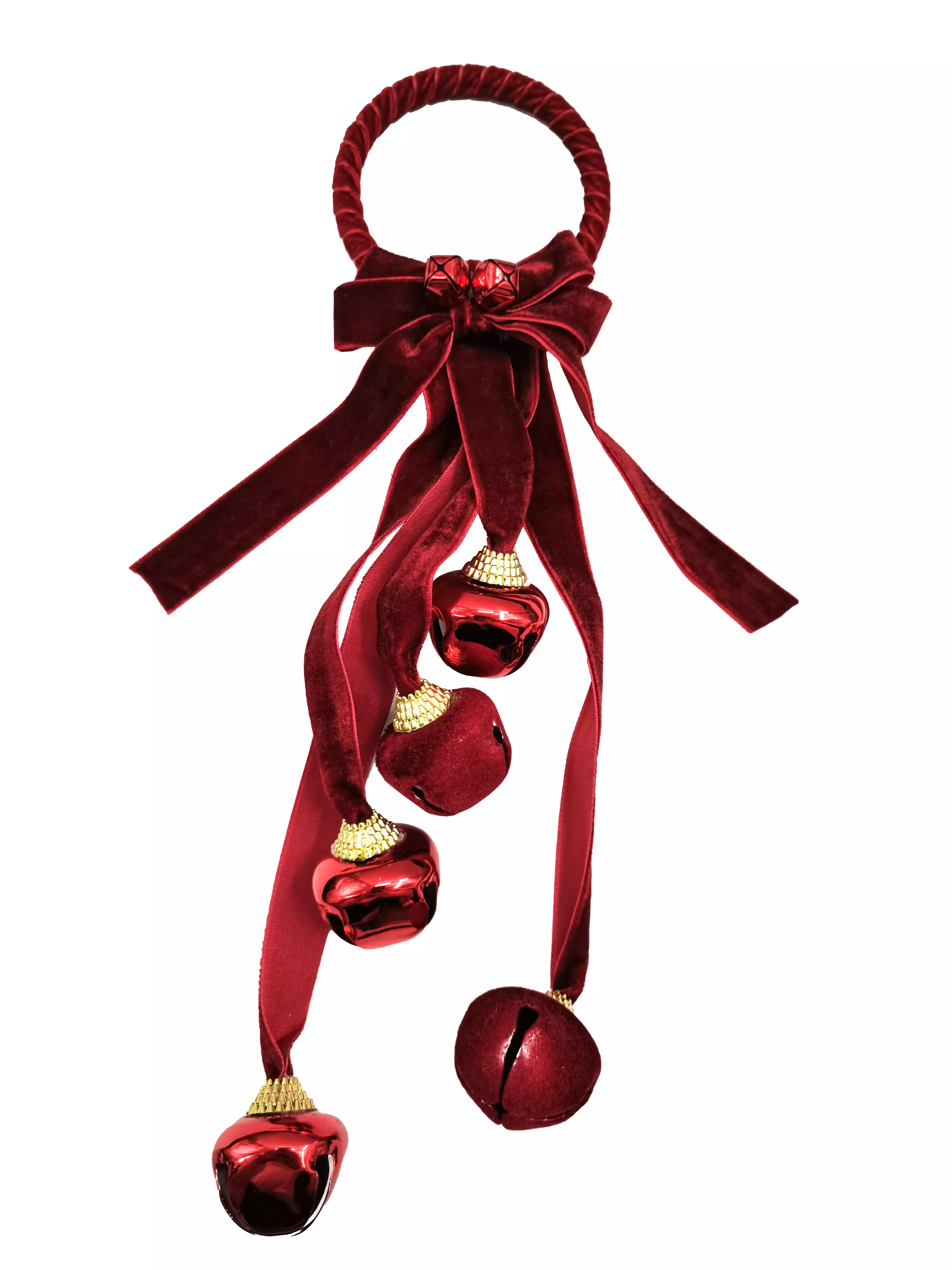 Новогоднее подвесное украшение (полиэстер, ч/металл) / 34x9x4,5см 91026