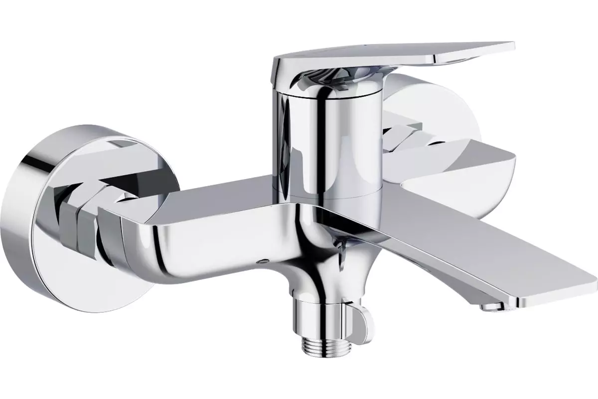 Смеситель для ванны, короткий излив, хром, TOKITO TOK-MIT-1014, латунь