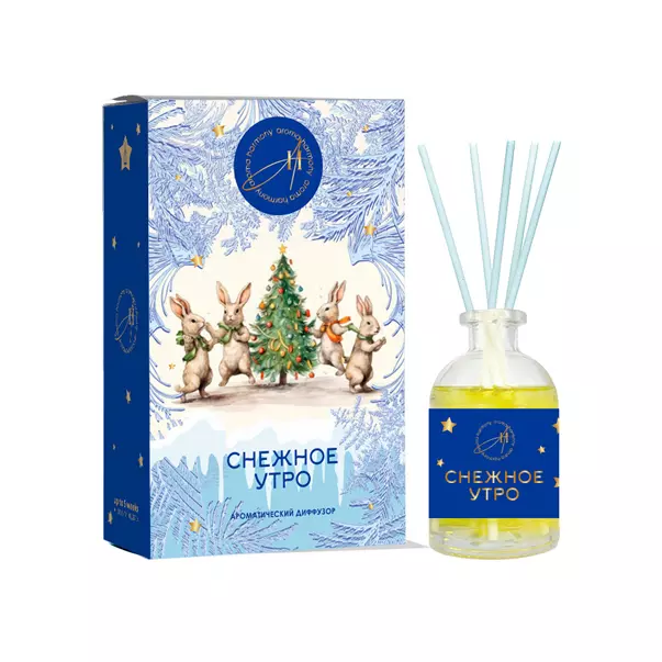 Набор Диффузор ароматический Снежное утро 50 мл (открытка)