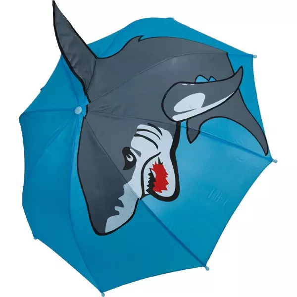 Зонт детский deVENTE. Shark Area с декоративными деталями на каркасе, купол 97x72см