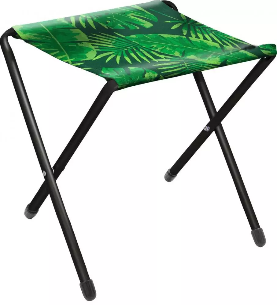Складной стул дачный (ДС/2 с тропическими листьями темный)