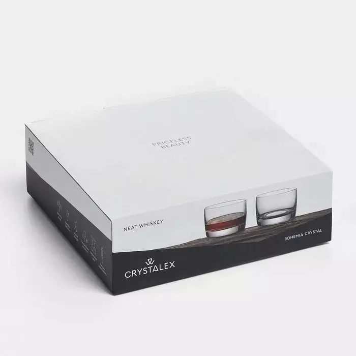 Стаканы для виски 150 мл 4 шт &quot;Идеал&quot; CRYSTALEX