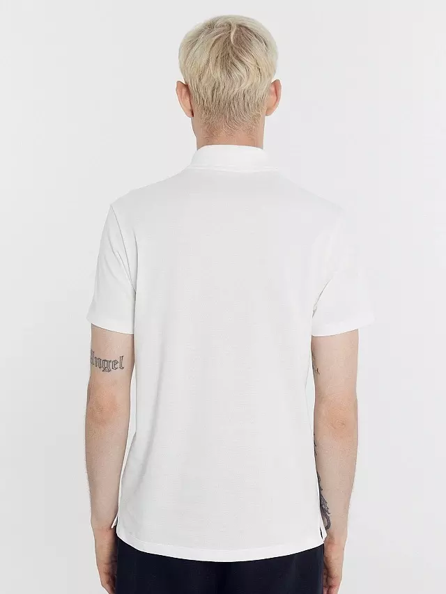 Поло мужское Mark Formelle 111834/1 белый, р-р 108-170/176 (54 / XXL)