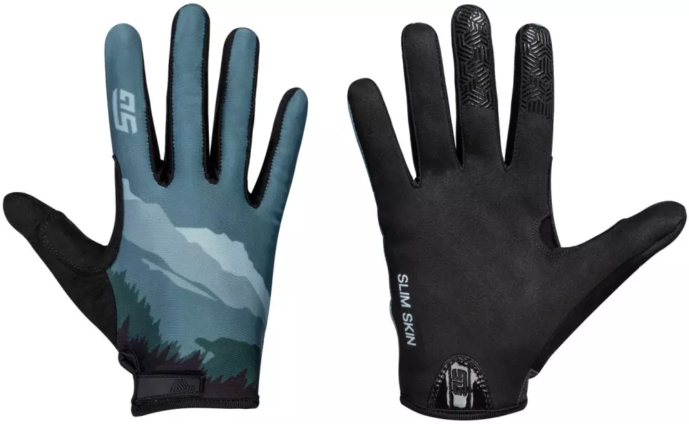Велоперчатки демисезонные унисекс STG SlimSkin, зеленый, размер S, Х112249-S