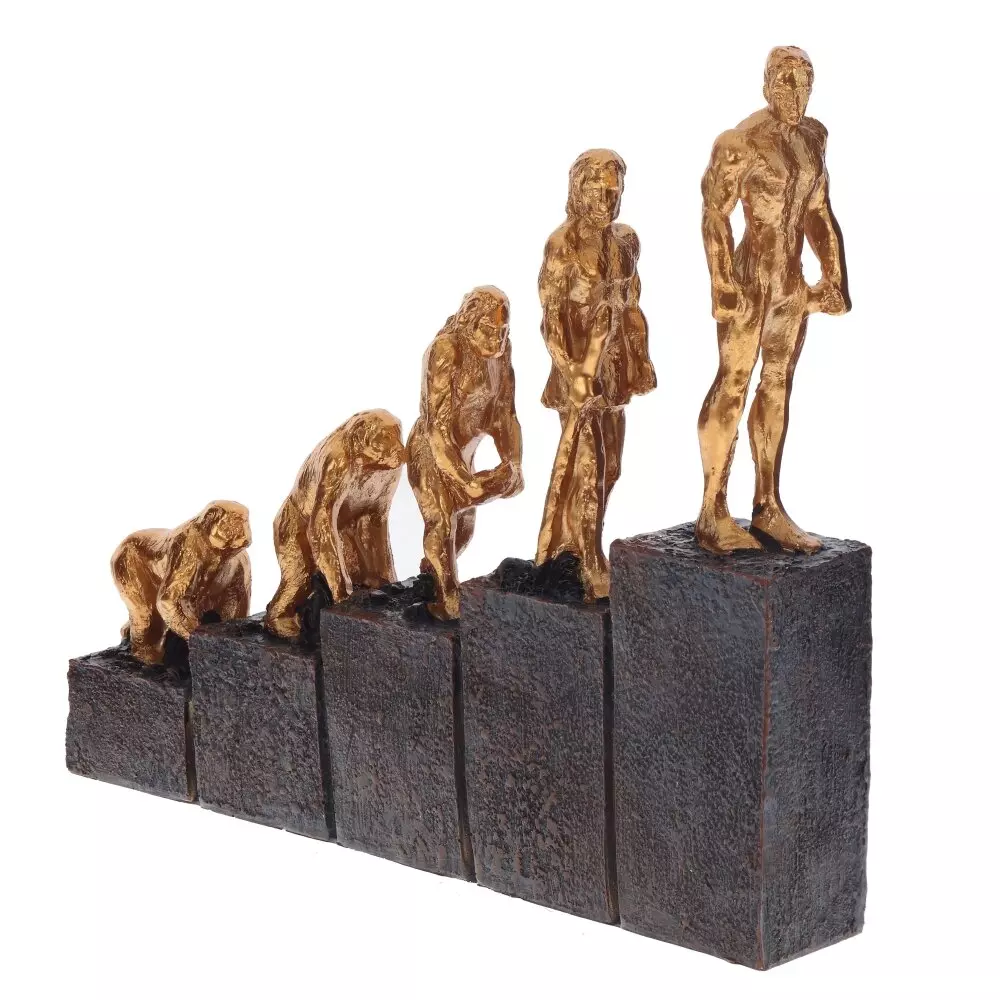 Фигурка декоративная &quot;Эволюция человека&quot;, L21,5 W3,5 H19,5 см