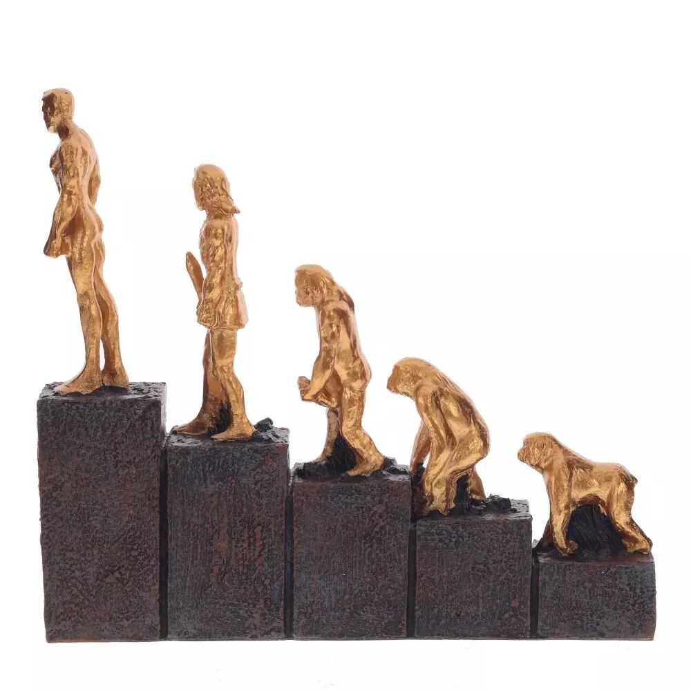 Фигурка декоративная &quot;Эволюция человека&quot;, L21,5 W3,5 H19,5 см
