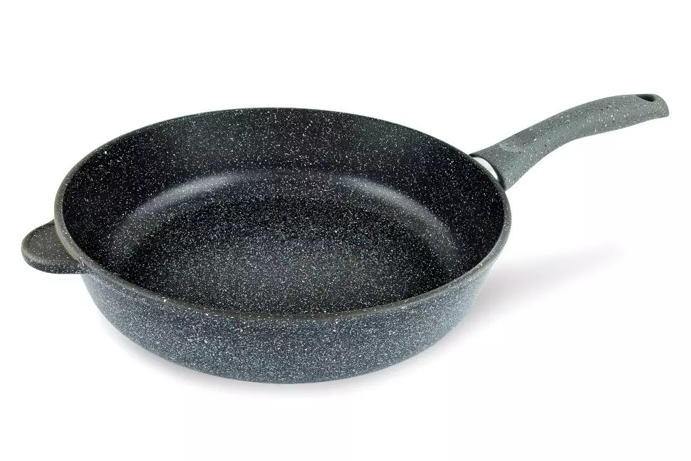 Сковорода 28 см, литой алюминий, Природные минералы Байкал, Neva 2528