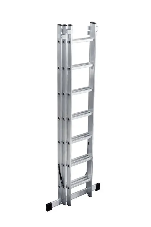 Лестница алюминиевая трехсекционная Perilla 3х7