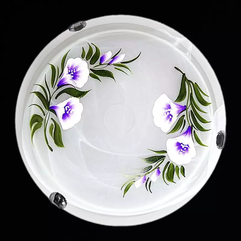 Плафон стеклянный диаметр 300мм моллированный Дюна Вьюн