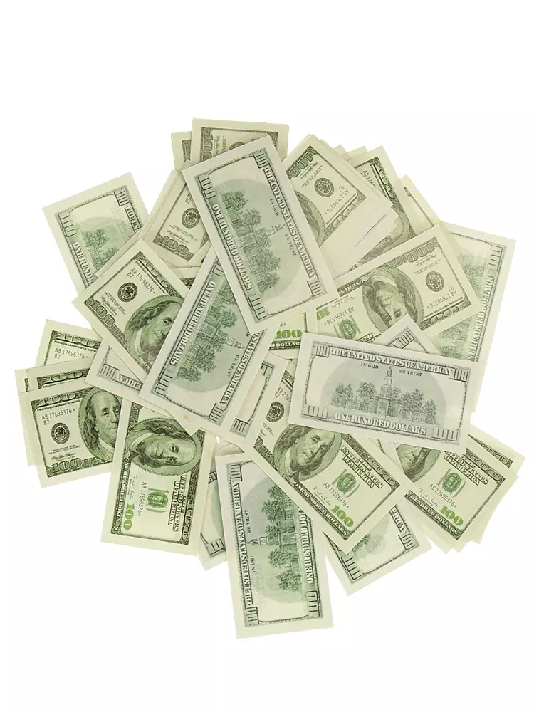 Хлопушка 30 см Бабахалка Доллары Х-4401